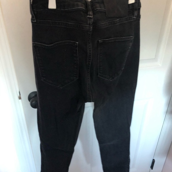 Calvin Klein Black Super Skinny Jeans - Picture 2 of 2